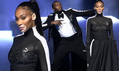 Usain Bolt défile à la Fashion Week de New York