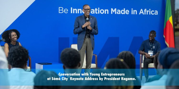 Paul Kagame a participé au lancement des Sèmè City Stories